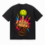 Vintage Acid Wash Pickleball Middle Finger Graphic Tee | Funny Pickleball Unisex Oversized Heavy Cotton Streetwear T-Shirt