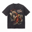 Vintage Acid Wash Street Fighter Skate Mashup Graphic Tee | Retro Arcade Fighting Game Unisex Oversized Heavy Cotton Streetwear T-Shirt