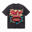 Lawless Row "Shut Up!" Washed Black Oversized Tee