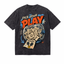 Vintage Acid Wash Pick Your Play Pickleball Retro Cartoon Oversized T-Shirt