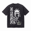Vintage Acid Wash No Thinking Pickleball Punk Cartoon Oversized Graphic T-Shirt | LAWLESSROW