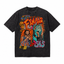 Vintage Acid Wash 2026 NBA Finals NYK vs SAS Graffiti Graphic Tee | Retro Basketball Unisex Oversized High-Quality Cotton Blend Streetwear T-Shirt