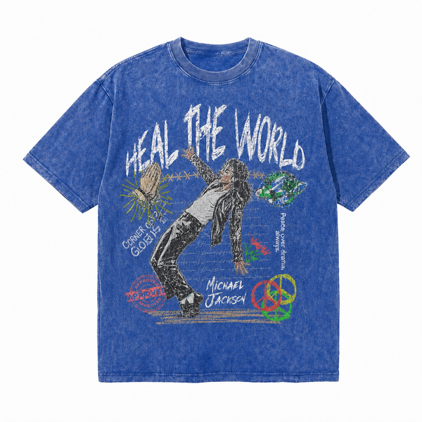 LAWLESSROW Heal The World Michael Jackson Dance Vintage Tee