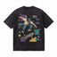 Vintage Acid Wash 90s Pixel Skate Player Graphic Tee | Retro Arcade Skateboarding Unisex Oversized Heavy Cotton Streetwear T-Shirt