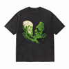 LAWLESS ROW HALLOWEEN Frankenstein ACID WASHED TEE