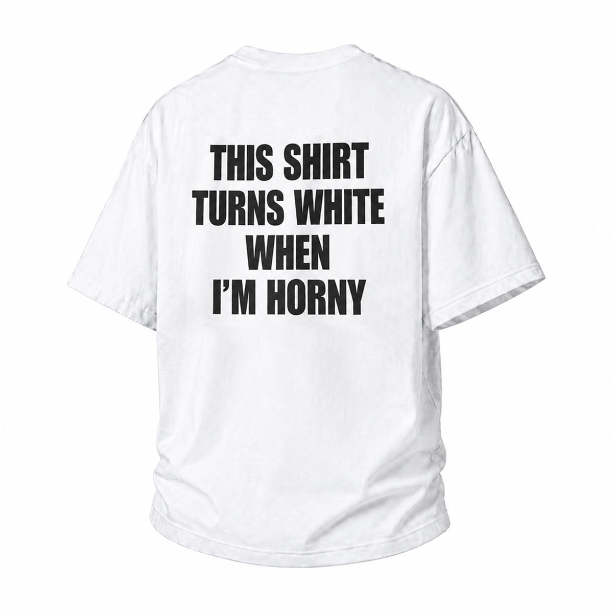 LAWLESSROW Turns White Slogan Back Print Vintage Heavy Tee