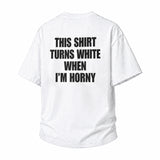 LAWLESSROW Turns White Slogan Back Print Vintage Heavy Tee