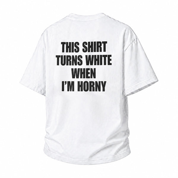 LAWLESSROW Turns White Slogan Back Print Vintage Heavy Tee