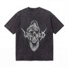 LAWLESSROW Untamed Statue Halftone Vintage Acid Wash Tee