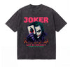 LAWLESSROW Pixel Joker Chaos Is My Game Vintage Acid Wash Tee
