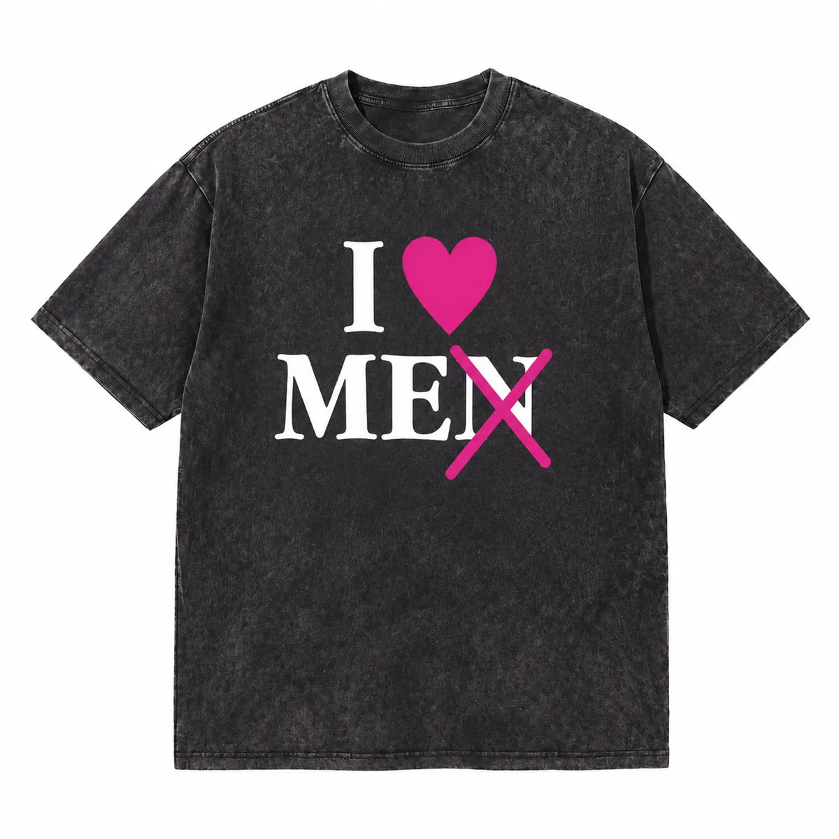 LAWLESSROW I Love Me Vintage Acid Wash Tee