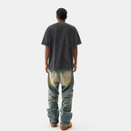 Lawless Row "Yosemite 130 BPM Route" Climbing Washed Black Oversized Tee