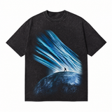 LAWLESSROW KANYE WEST Audition Black Vintage Acid Wash Tee