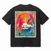 LAWLESSROW KANYE WEST kids see ghosts Black Vintage Acid Wash Tee