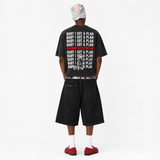 LAWLESSROW KANYE RUNAWAY Lyrics Black Vintage Acid Wash Tee
