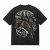 LAWLESSROW TRAVIS SCOTT JACKBOYS Reaching Hand Black Vintage Acid Wash Tee