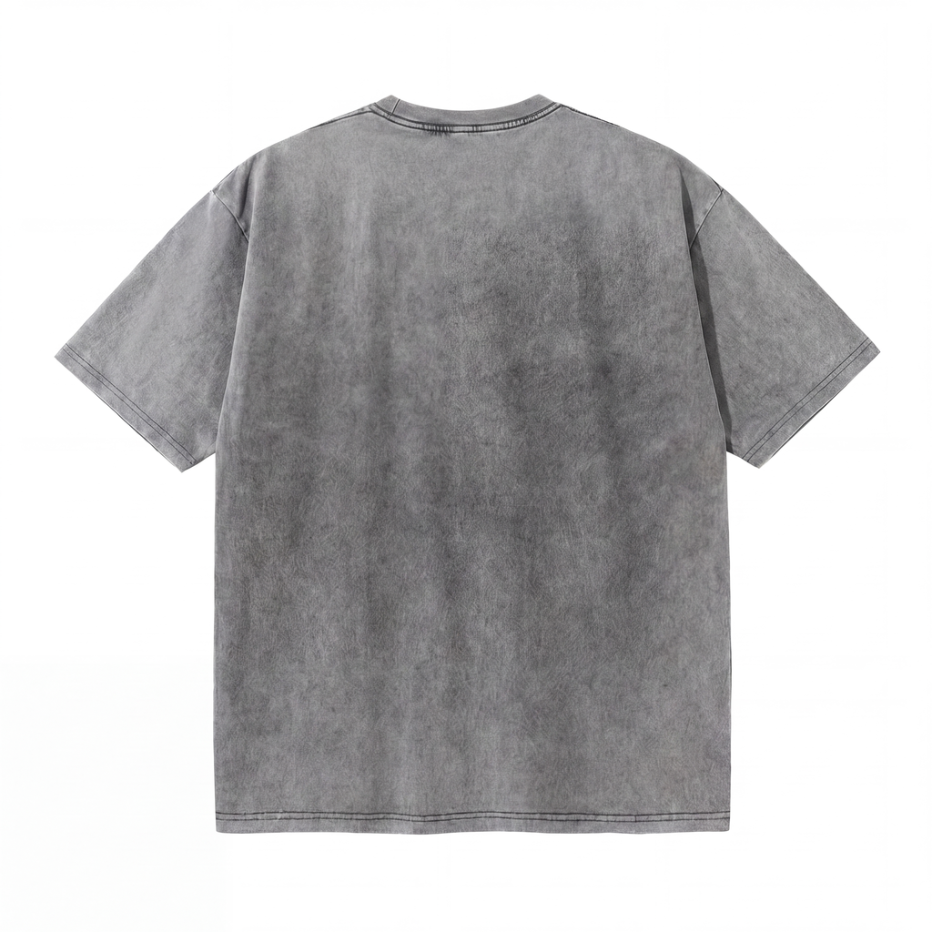 Lawless Row "Oh Shit Don't Think Think" Tee | Sarcastic Washed Cotton Streetwear