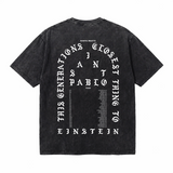 LAWLESSROW KANYE Album Tour Black Vintage Acid Wash Tee
