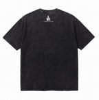 Pickleball Summer Vibes Collage Washed T-Shirt | Desert Court “No Rules” Oversized Tee