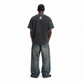 LAWLESS ROW Slot Machine Skeleton Vintage Washed Tee