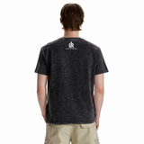 LAWLESS ROW Trippy Mushroom Eyes Vintage Washed Tee