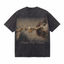 Lawless Row "Pass The Vibes" Creation of Adam Beer Washed Black Oversized Tee