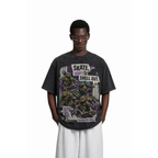 Vintage Acid Wash Skate Don’t Shell Out Ninja Turtles Skateboard Graphic Tee | Retro 90s Cartoon Skate Unisex Oversized High-Quality Cotton Blend Streetwear T-Shirt
