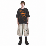LAWLESS ROW HALLOWEEN Freddy ACID WASHED TEE