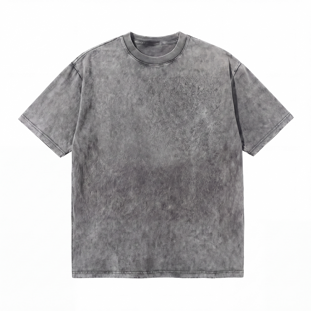 Lawless Row "Ball Till I Fall" Oversized Basketball Tee | Washed Grey Streetwear