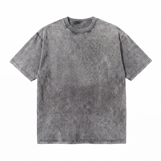 Lawless Row "Ball Till I Fall" Oversized Basketball Tee | Washed Grey Streetwear Main Image
