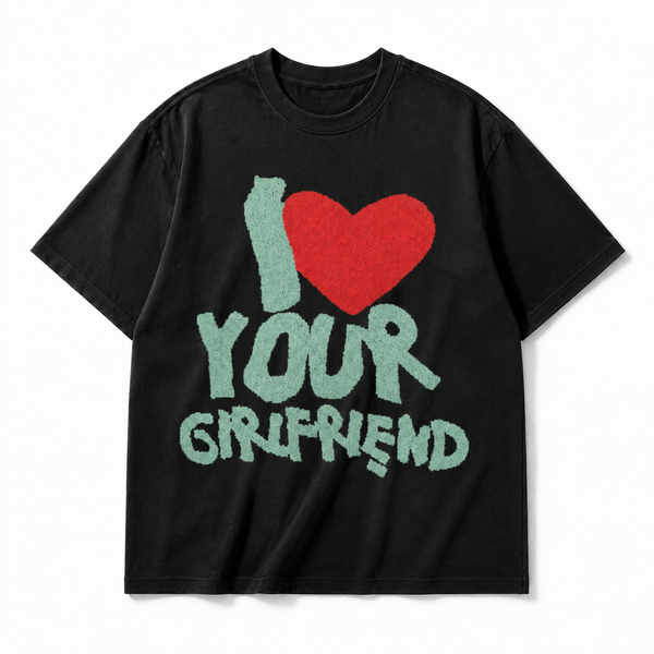 LAWLESS ROW "I Love Your Girlfriend" Vintage  Basic Tee