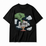 LAWLESS ROW Anti-Consumerism Barcode Basic Tee