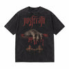 LAWLESSROW Nosferatu Claws Coffin Vintage Acid Wash Tee