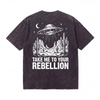 Lawless Row Take Me To Your Rebellion UFO Washed Cotton Tee