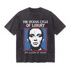 Lawless Row Vicious Cycle Of Luxury Tee | Anti-Luxury Washed Cotton
