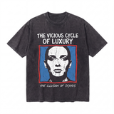 Lawless Row Vicious Cycle Of Luxury Tee | Anti-Luxury Washed Cotton
