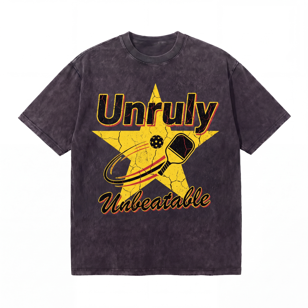 Lawless Row Unruly Unbeatable Pickleball Tee | Vintage Star Washed Cotton