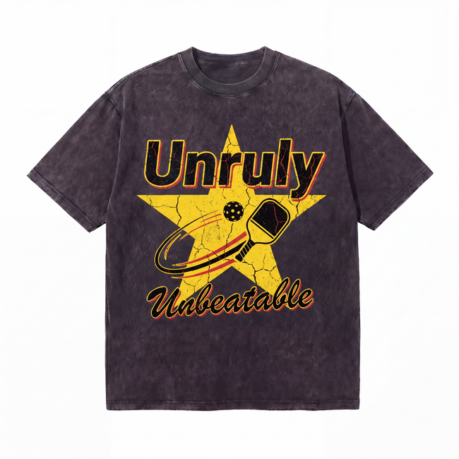 Lawless Row Unruly Unbeatable Pickleball Tee | Vintage Star Washed Cotton Hover Image