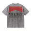 Lawless Row No Kings Tee | Anti-Establishment Washed Cotton Streetwear