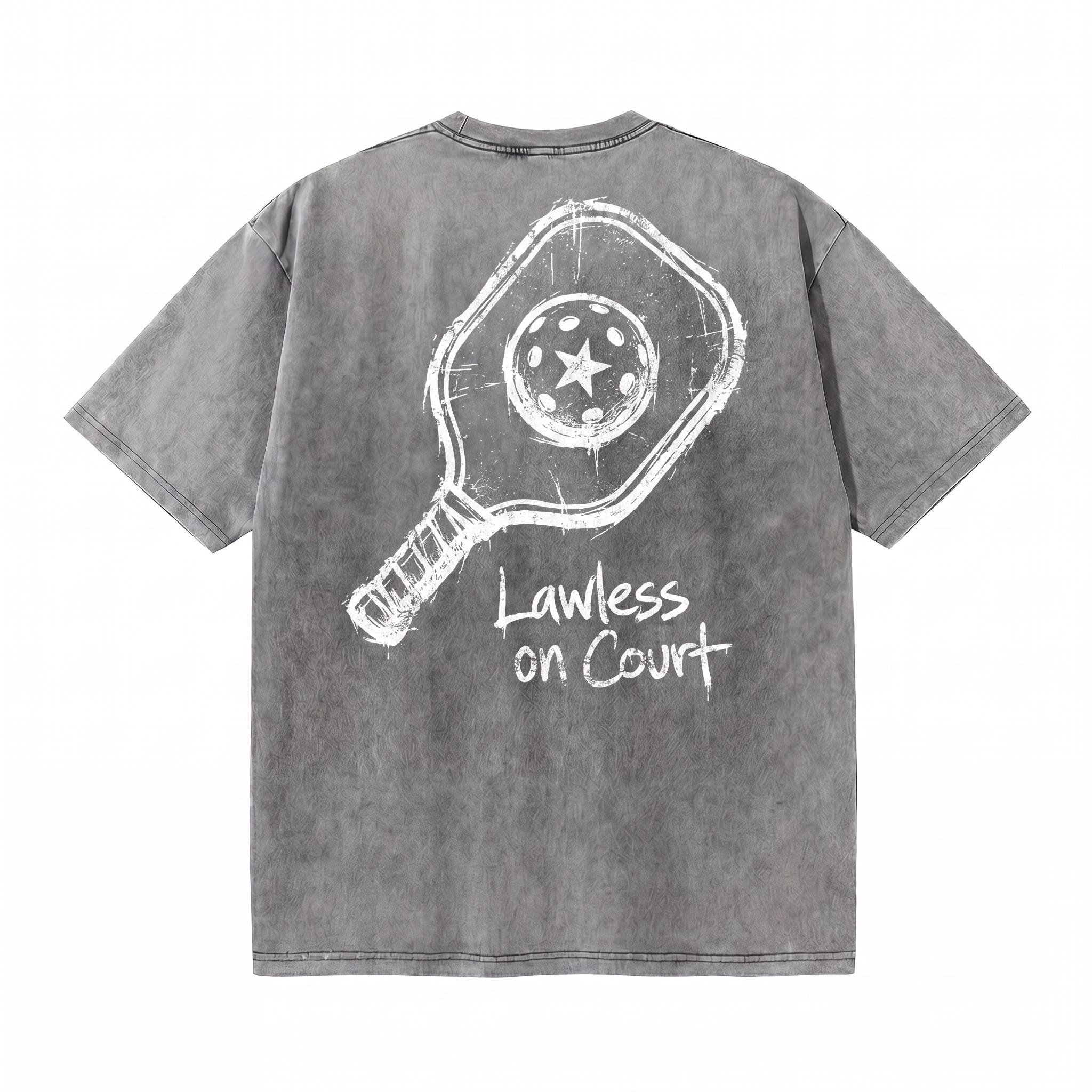 Lawless Row Lawless On Court Tee | Pickleball Washed Cotton Streetwear