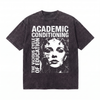 Lawless Row Academic Conditioning Tee | Anti-Establishment Washed Cotton Streetwear
