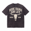 Lawless Row Ride Hard Sin Ley Tee | Western Skull Washed Cotton Streetwear