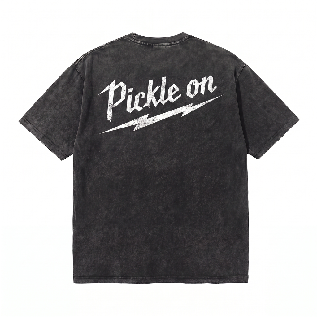 Lawless Row Pickle On Tee | Pickleball Washed Cotton Streetwear