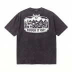 Lawless Row Rough It Out Tee | Western Desert Washed Cotton Streetwear