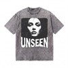 Lawless Row Unseen Tee | Grunge Portrait Washed Cotton Streetwear