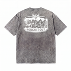 Lawless Row Rough It Out Tee | Western Desert Washed Cotton Streetwear