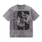 Lawless Row American Rebel Tee | Revolution Washed Cotton Streetwear