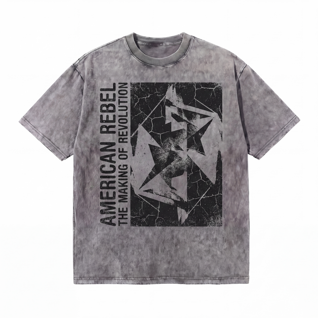 Lawless Row American Rebel Tee | Revolution Washed Cotton Streetwear Hover Image