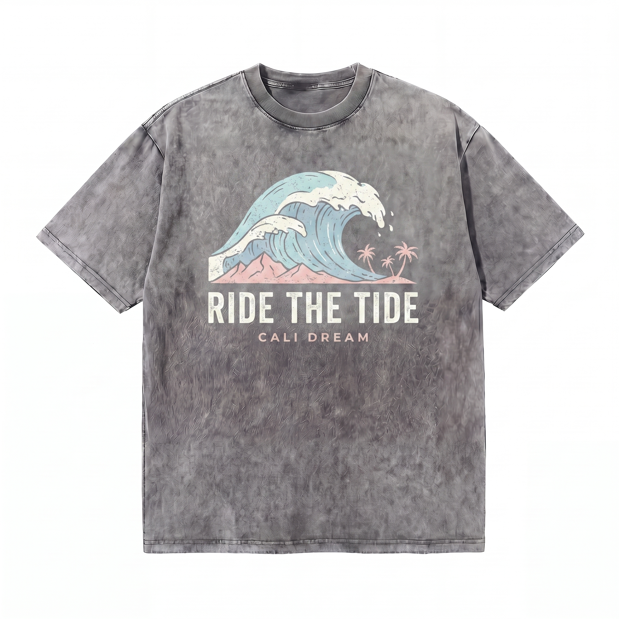 Lawless Row Ride The Tide Tee | Cali Dream Washed Cotton Streetwear