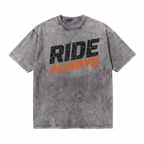 Lawless Row Ride Always Tee | Vintage Cycling Washed Cotton Streetwear